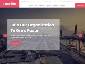Teczilla Industry WordPress Theme