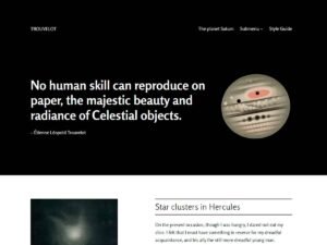 Trouvelot WordPress Theme