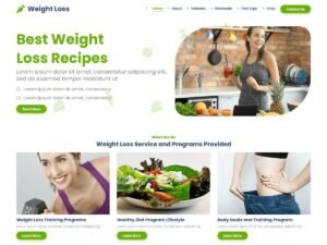 Weight Loss WordPress Theme