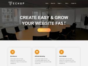 Advertising Techup WordPress Theme