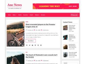 Anc News WordPress Theme