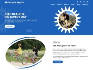 Bicycle Repair WordPress Theme