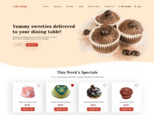 Cake Shop Bakery WordPress Theme