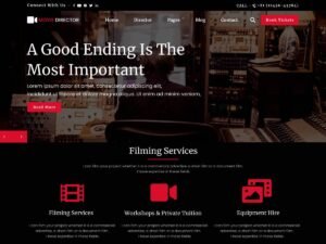 Cinema Movie Director WordPress Theme