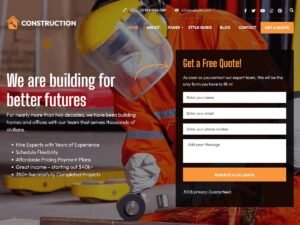 Construction Builders WordPress Theme