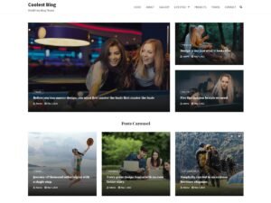 Coolest Blog WordPress Theme