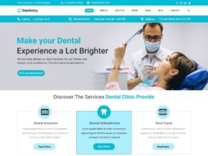 Dentistry Clinic WordPress Theme