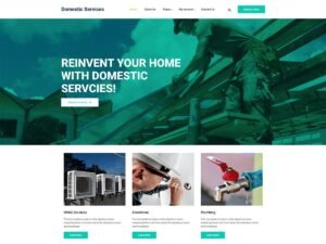 Domestic Services WordPress Theme