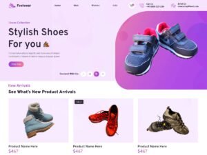 Fashion Footwear WordPress Theme