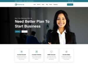 Gutenify Finance WordPress Theme