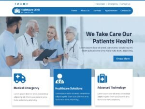 Healthcare Clinic WordPress Theme