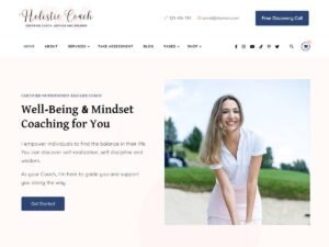 Holistic Coach WordPress Theme