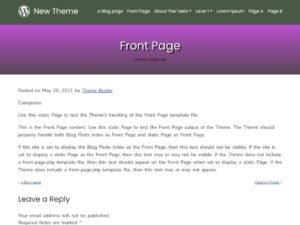 Howling Dev Basic WordPress Theme