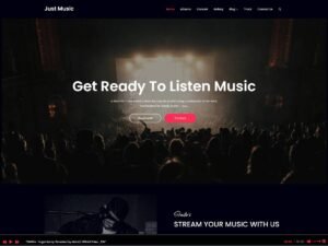 Just Music WordPress Theme