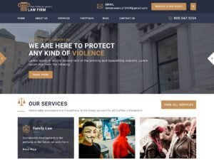 Law Firm Attorney WordPress Theme