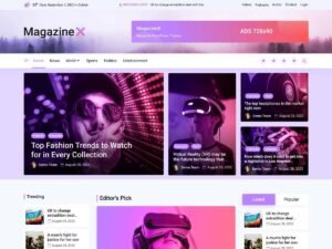 MagazineX WordPress Theme