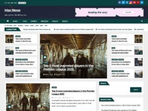 Max News WordPress Theme
