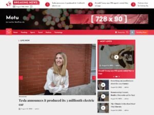 Motu WordPress Theme