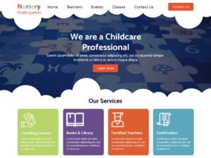 Nursery Kindergarten WordPress Theme