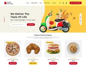 Online Food Delivery WordPress Theme