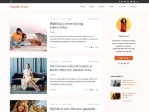 Pagoda Press WordPress Theme
