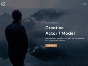 Parallax Portfolio WordPress Theme