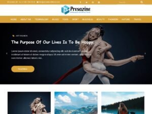 Presazine Blog WordPress Theme