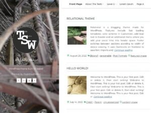 Relational WordPress Theme