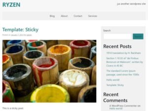 Ryzen WordPress Theme