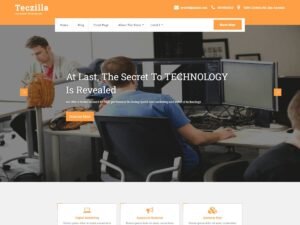 Teczilla Technology WordPress Theme