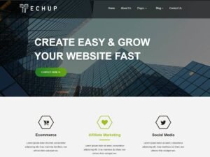 Utility Techup WordPress Theme