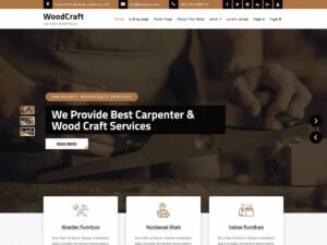 Woodcraft Lite WordPress Theme