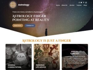 Zodiac Astrology WordPress Theme