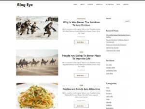 Blog Eye WordPress Theme