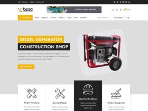 Bosa Construction Shop WordPress Theme