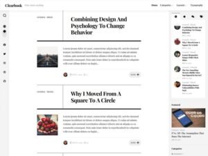 Clearbook WordPress Theme