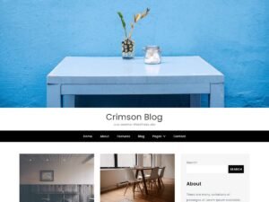 Crimson Blog WordPress Theme