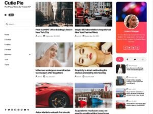 Cutie Pie WordPress Theme
