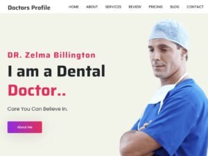 Doctors Profile WordPress Theme