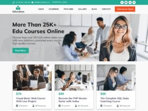 Education Academy Coach WordPress Theme