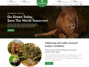 Forest Nature WordPress Theme