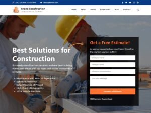 Grand Construction WordPress Theme
