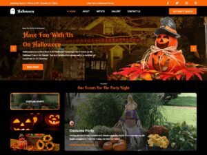 Halloween Party WordPress Theme