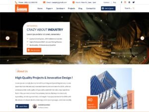Industrial Manufacturing WordPress Theme