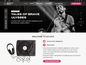 Musician Band Artist WordPress Theme