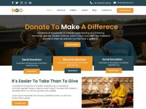 NGO Non Profit WordPress Theme