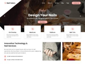 Nail Salon WordPress Theme