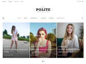 Polite Masonry WordPress Theme