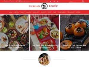 Presazine Foodie WordPress Theme