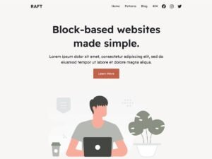 Raft WordPress Theme